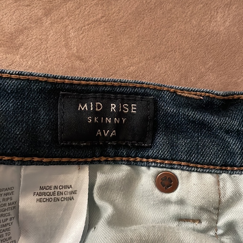 Lucky Brand Women's Mid Rise Skinny Ava Skinny Jeans Zipper Fly Stretch - Picture 6 of 6